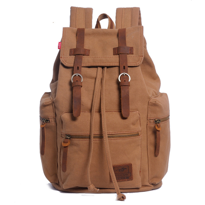 men's backpack vintage canvas backpack - L&M LIFE PRODUCTS