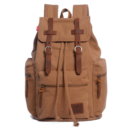 men's backpack vintage canvas backpack - L&M LIFE PRODUCTS