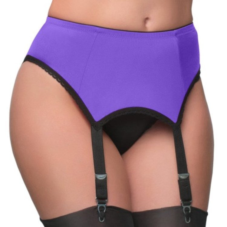Lace High Waist 6-claw Adjustable Metal Buckle Garter Belt - L&M LIFE PRODUCTS