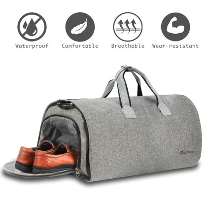 Travel Garment Bag with Shoulder Strap Duffel Bag Carry on Hanging Suitcase Clothing Business Bag Multiple Pockets - L&M LIFE PRODUCTS