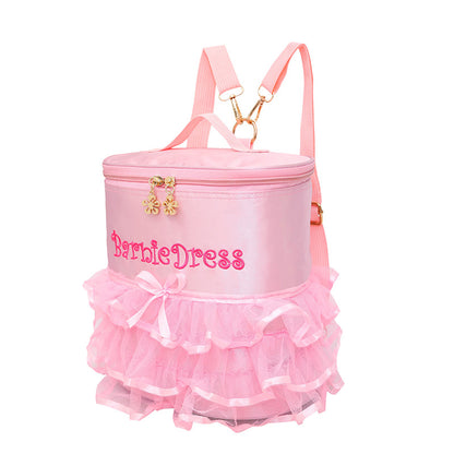 New children's Dance Bag Girls Dance backpack, bag, Ballet Bag, lovable yarn skirt - L&M LIFE PRODUCTS