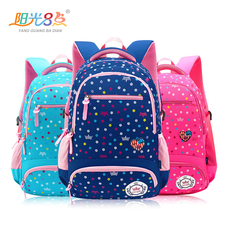 A primary schoolboy and children's schoolbag girl 2-6 grade knapsack knapsack Korean shoulder Princess bag super light weight loss - L&M LIFE PRODUCTS