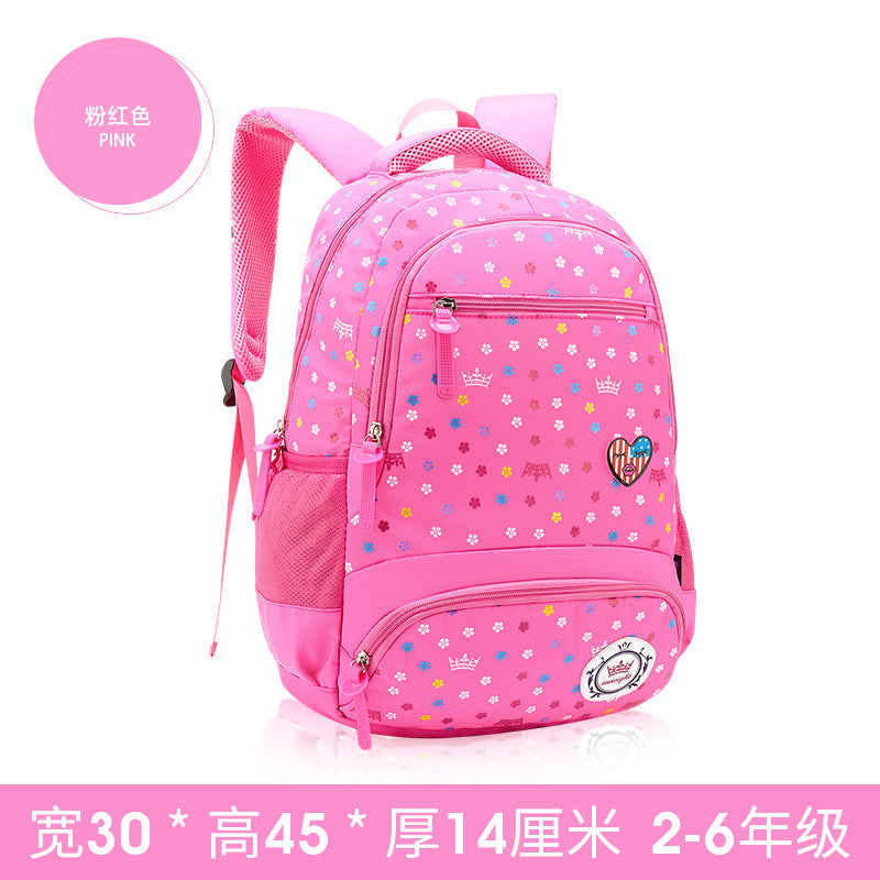 A primary schoolboy and children's schoolbag girl 2-6 grade knapsack knapsack Korean shoulder Princess bag super light weight loss - L&M LIFE PRODUCTS