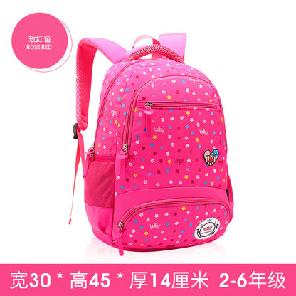 A primary schoolboy and children's schoolbag girl 2-6 grade knapsack knapsack Korean shoulder Princess bag super light weight loss - L&M LIFE PRODUCTS