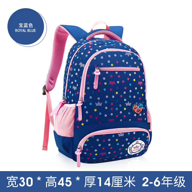 A primary schoolboy and children's schoolbag girl 2-6 grade knapsack knapsack Korean shoulder Princess bag super light weight loss - L&M LIFE PRODUCTS