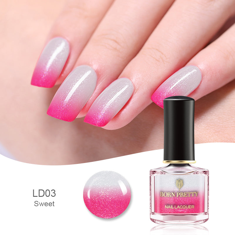 Temperature-change peelable nail polish - L&M LIFE PRODUCTS