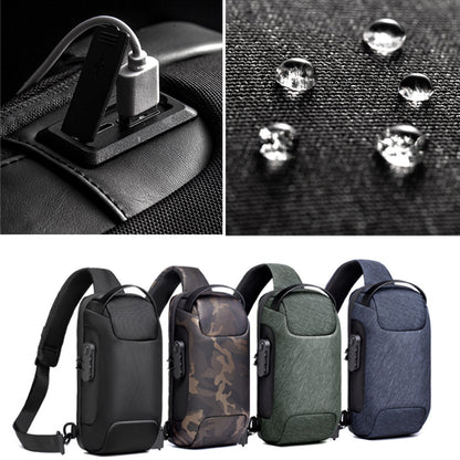 Men  Chest Bag Messenger Bag Anti-theft Shoulder Bags Chest Bag Pack For Male - L&M LIFE PRODUCTS