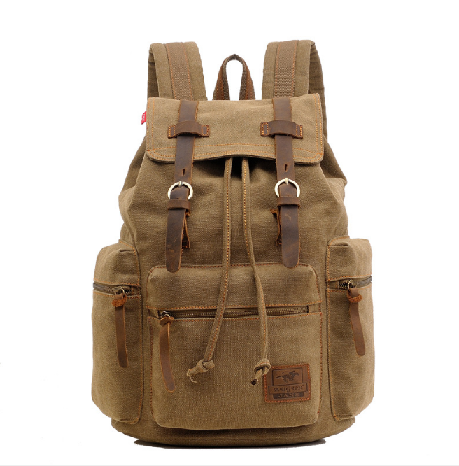 men's backpack vintage canvas backpack - L&M LIFE PRODUCTS