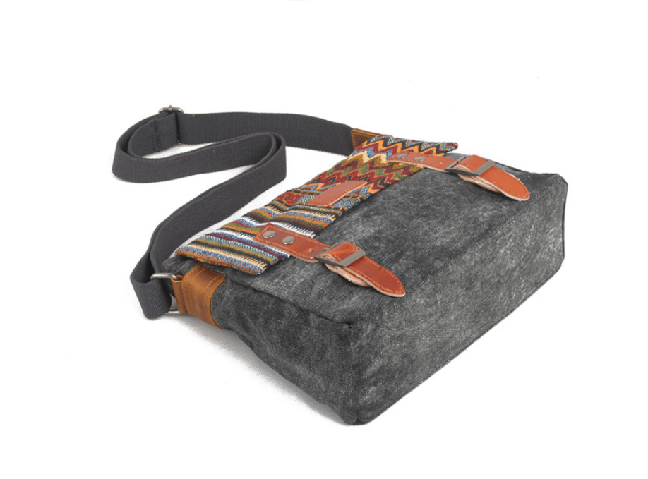 Vintage shoulder bag ethnic style - L&M LIFE PRODUCTS