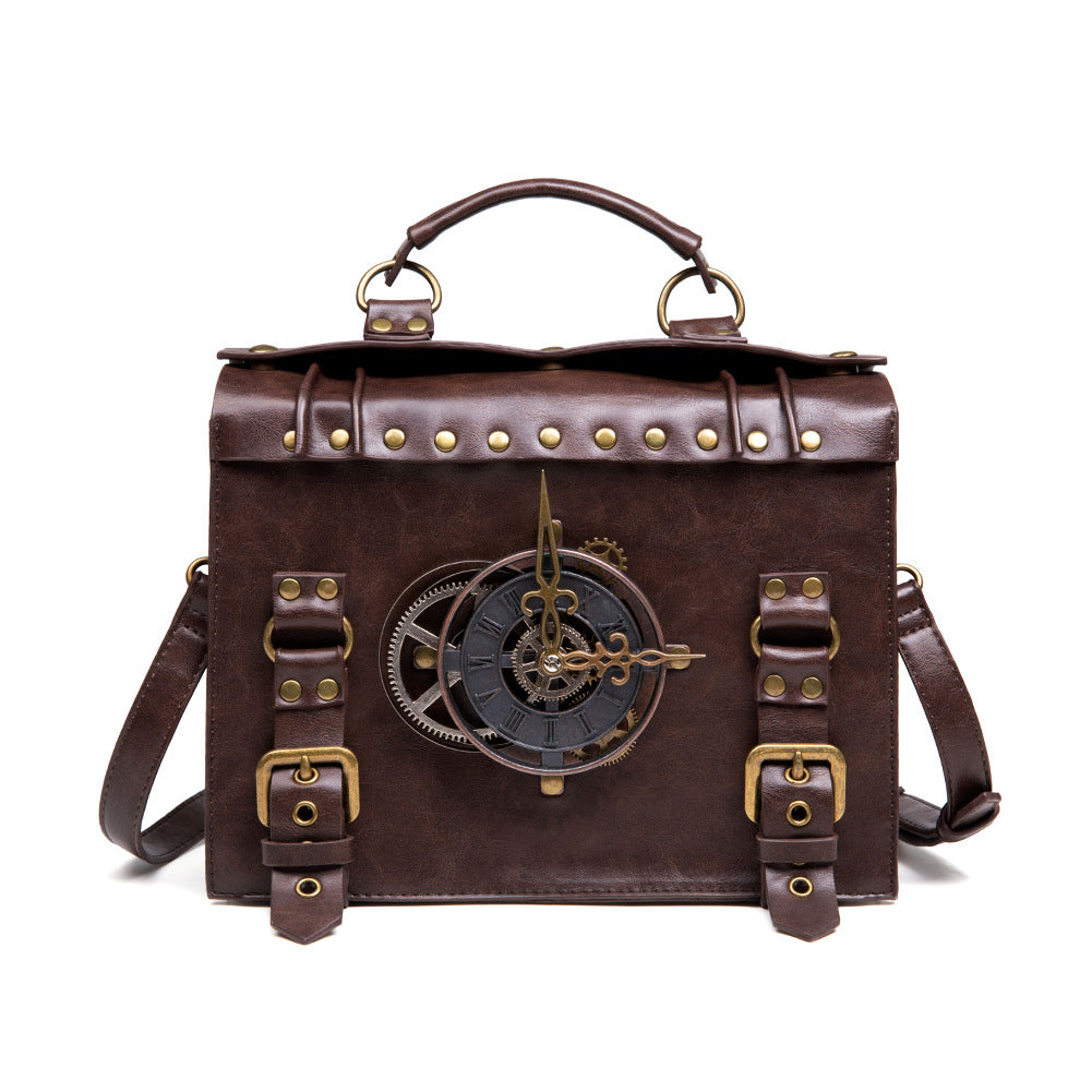 New Style Women's Bag Steampunk Industrial Retro Style Women's One-shoulder Diagonal Bag - L&M LIFE PRODUCTS