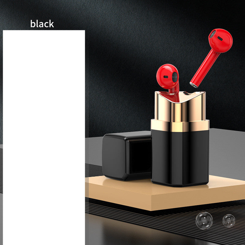 Fashion Individual Earphone Lipstick Bluetooth Earphone In-ear Noise Reduction - L&M LIFE PRODUCTS