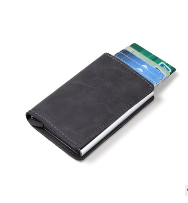 PU Automatic Card Card Holder RFID Multi-function Card Holder - L&M LIFE PRODUCTS