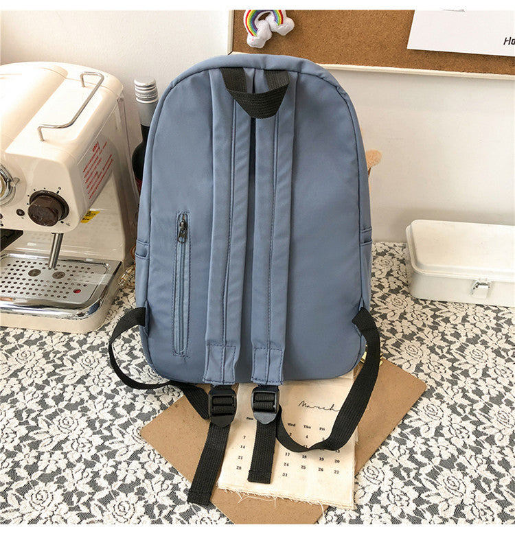 Mori Canvas Backpack Simple Style School Bag - L&M LIFE PRODUCTS