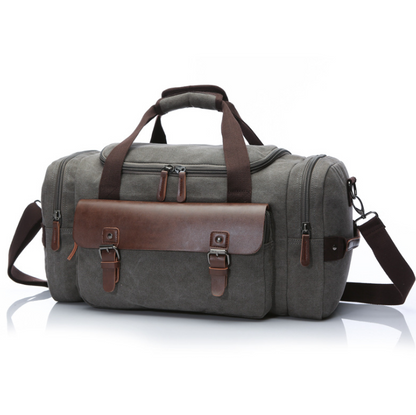 Travel bag student shoulder slung hand bag large capacity travel canvas bag luggage bag - L&M LIFE PRODUCTS