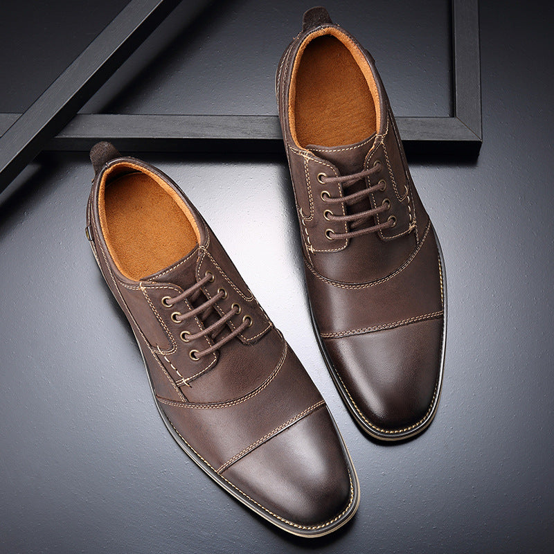 Leather lace-up casual shoes - L&M LIFE PRODUCTS