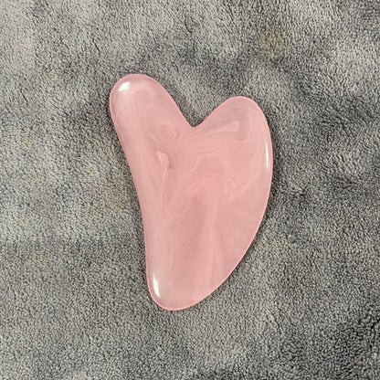 Resin Beeswax Heart-shaped Gu Sha Facial Scraping Sheet For Beauty Salon - L&M LIFE PRODUCTS