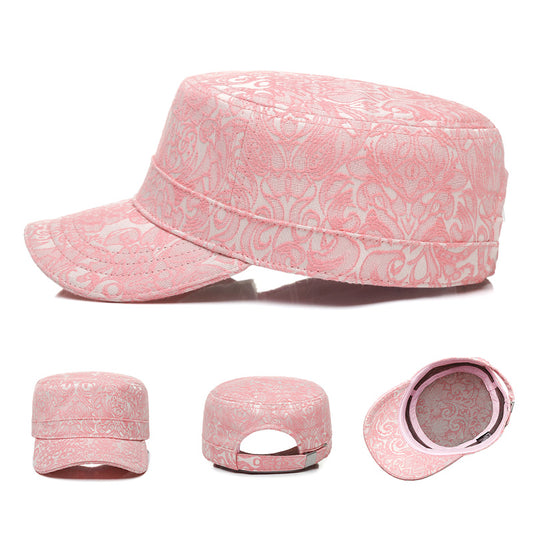 Three-dimensional Jacquard Women's Flat Hat - L&M LIFE PRODUCTS