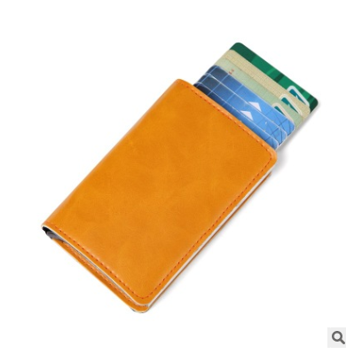 PU Automatic Card Card Holder RFID Multi-function Card Holder - L&M LIFE PRODUCTS