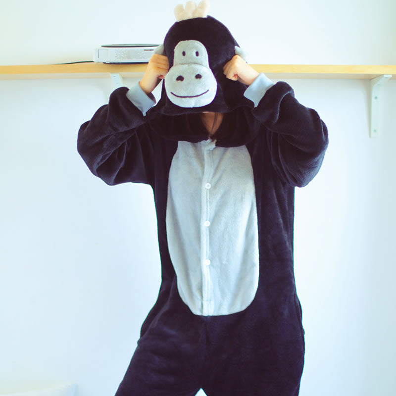 One Piece Pajamas Cartoon Winter Coral - L&M LIFE PRODUCTS