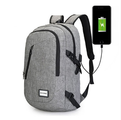 Men's shoulder bag, schoolbag, basketball bag, middle school students' charging Sports Backpack - L&M LIFE PRODUCTS