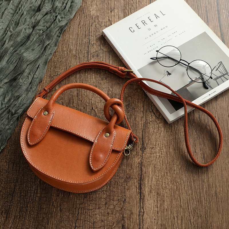 Vegetable Tanned Leather Handbag Goddess Doctor Art - L&M LIFE PRODUCTS