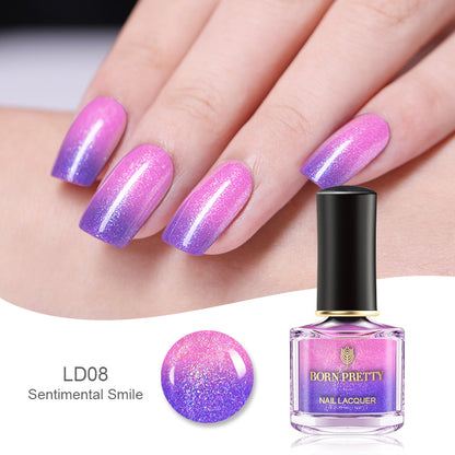 Temperature-change peelable nail polish - L&M LIFE PRODUCTS