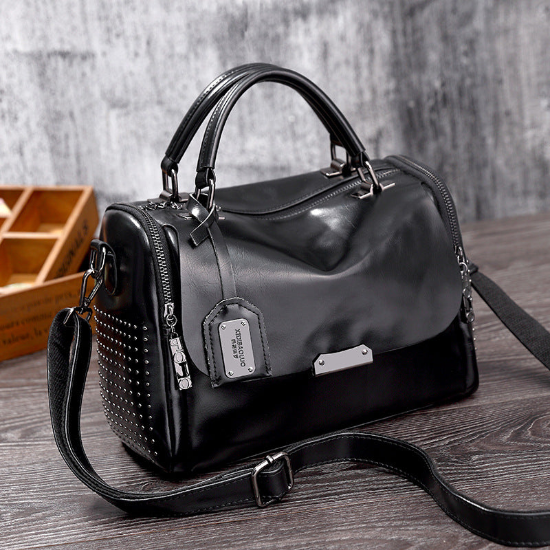 Single Shoulder Messenger Boston Female Bag - L&M LIFE PRODUCTS