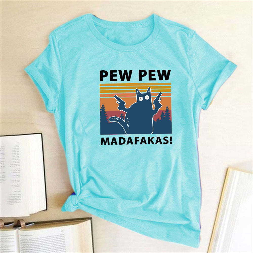 Short Sleeve Pew Maddakas T-Shirt European Size Top - L&M LIFE PRODUCTS