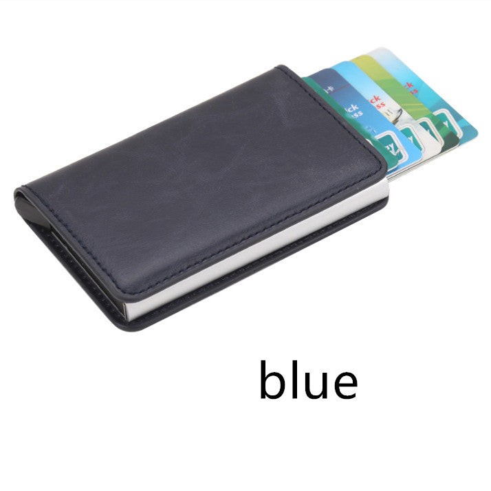 PU Automatic Card Card Holder RFID Multi-function Card Holder - L&M LIFE PRODUCTS