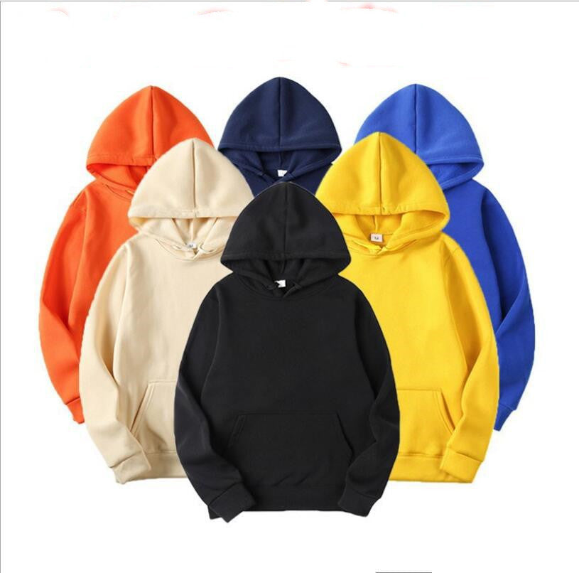Oversized Solid Color Pullover Hoodie Sweatshirt - L&M LIFE PRODUCTS