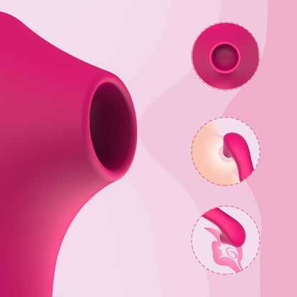 Rechargeable Silicone Sucking Tease Massager - L&M LIFE PRODUCTS