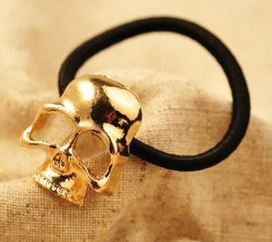 European and American accessories punk solid metal bone skull skull skull hair rings - L&M LIFE PRODUCTS