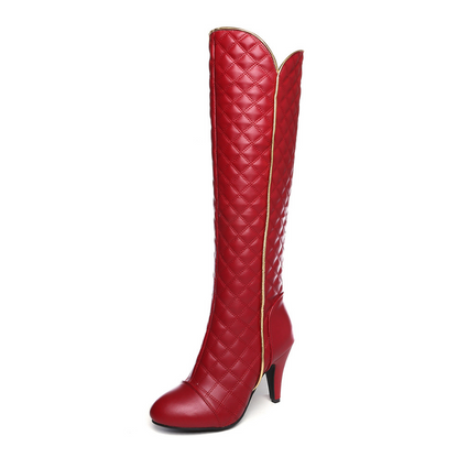 Fashion Women's Solid Color High Stiletto Martin Boots - L&M LIFE PRODUCTS