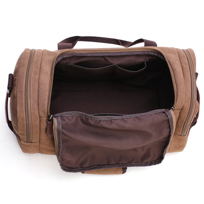 Travel bag student shoulder slung hand bag large capacity travel canvas bag luggage bag - L&M LIFE PRODUCTS
