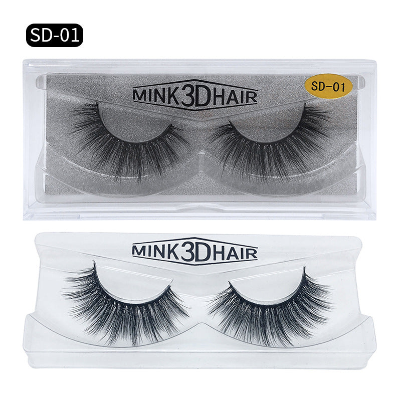 SD exaggerated mink eyelashes 3D stereo 25 dense false eyelashes - L&M LIFE PRODUCTS