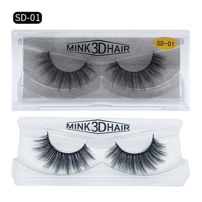 SD exaggerated mink eyelashes 3D stereo 25 dense false eyelashes - L&M LIFE PRODUCTS