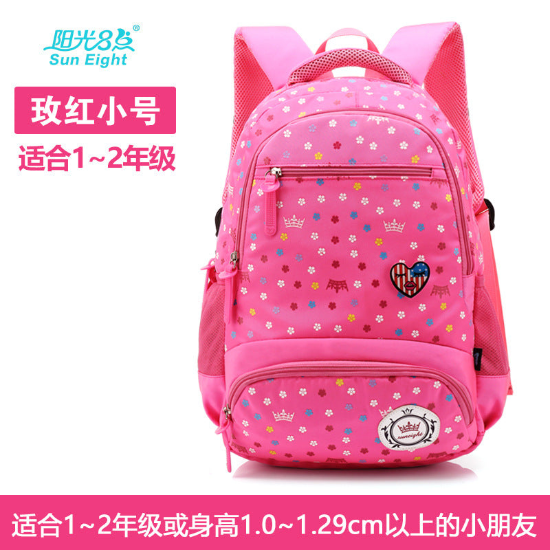 A primary schoolboy and children's schoolbag girl 2-6 grade knapsack knapsack Korean shoulder Princess bag super light weight loss - L&M LIFE PRODUCTS