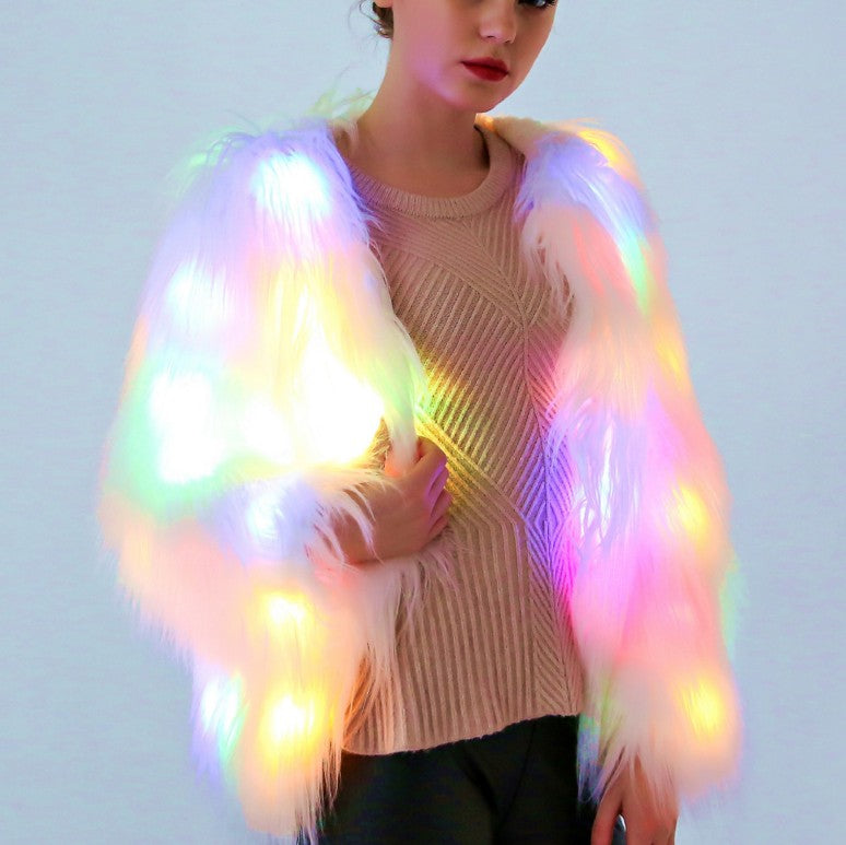 Festival Fur Coat LED Jacket - L&M LIFE PRODUCTS