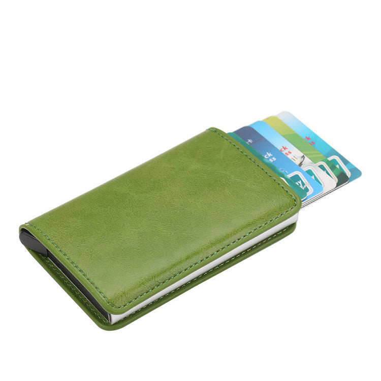 PU Automatic Card Card Holder RFID Multi-function Card Holder - L&M LIFE PRODUCTS