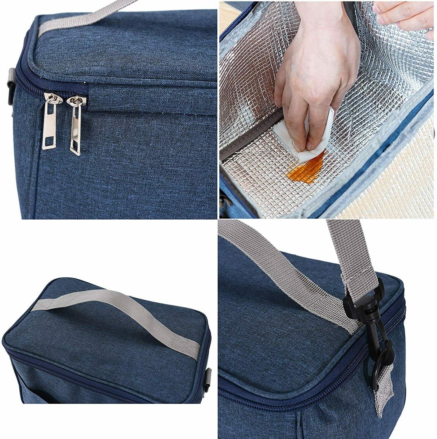 Lunch Bag Insulated Lunch Tote Bag Meal Prep Bento Box Cooler Bag for Men Women - L&M LIFE PRODUCTS