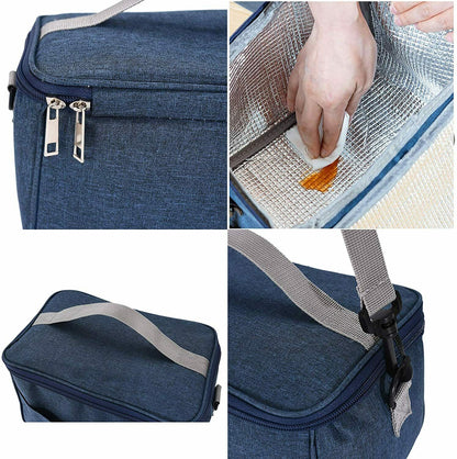 Lunch Bag Insulated Lunch Tote Bag Meal Prep Bento Box Cooler Bag for Men Women - L&M LIFE PRODUCTS