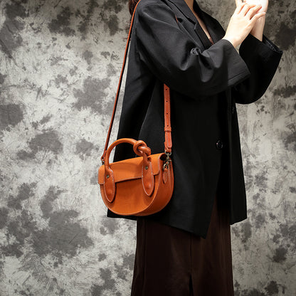 Vegetable Tanned Leather Handbag Goddess Doctor Art - L&M LIFE PRODUCTS