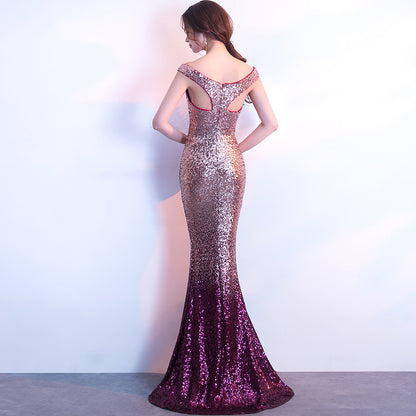 Long Slim Fit Fashion Host Dress Gown - L&M LIFE PRODUCTS