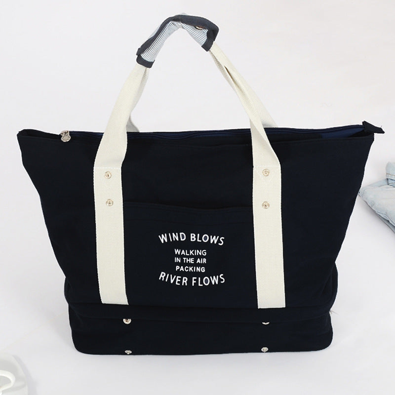 One Shoulder Mommy Bag Waterproof Canvas Bag Travel Storage Bag - L&M LIFE PRODUCTS