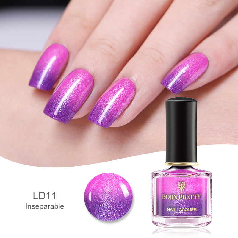 Temperature-change peelable nail polish - L&M LIFE PRODUCTS