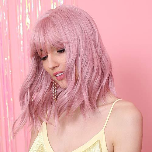 Pink Qi Liu Haizhong Long Curly Hair - L&M LIFE PRODUCTS