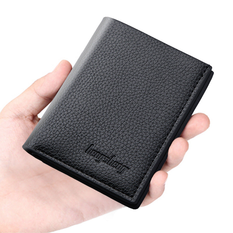 Men's Wallet Short Men Wallet Men's Vertical Style - L&M LIFE PRODUCTS