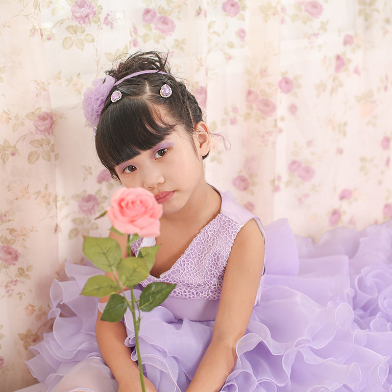 Trailing dress flower girl tuxedo small dress - L&M LIFE PRODUCTS
