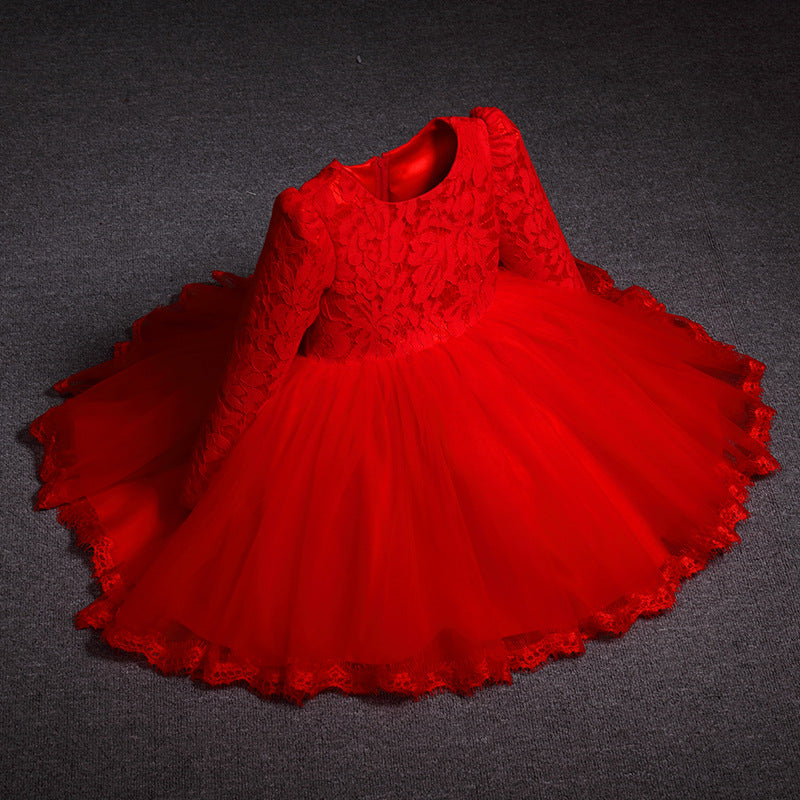 Lace princess dress girls summer dress - L&M LIFE PRODUCTS