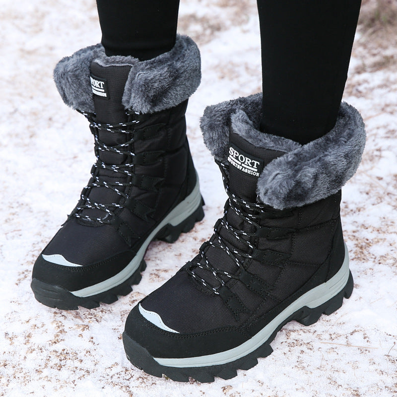 Large Size Cotton Shoes High-top Snow Boots Women's Shoes - L&M LIFE PRODUCTS